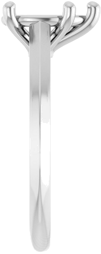 Sužadėtuvių Žiedas „Solitaire“ 585 Baltojo Aukso Pear Shape 9mm x 6mm (4)