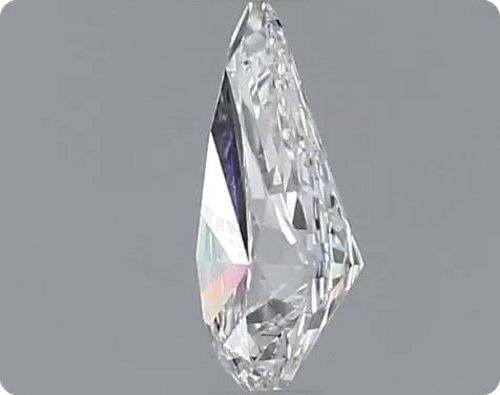 0.51 carat G-SI1 Natūralus Pear Deimantas (1)
