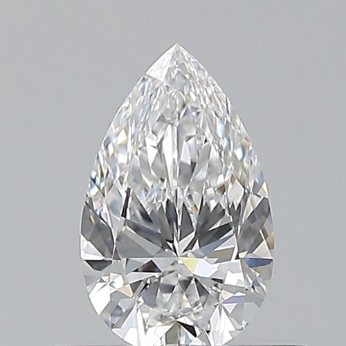 0.5 carat D-IF Natūralus Pear Deimantas (1)