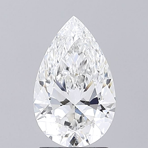 1.54 carat G-SI1 Natūralus Pear Deimantas (1)