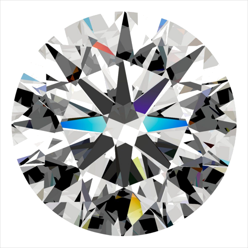 0.3 carat G-VVS2 Excellent cut Natūralus Round Deimantas (1)