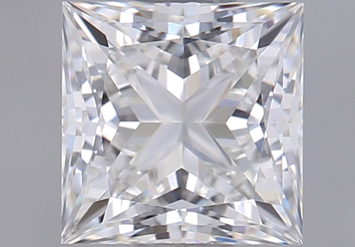0.71 carat F-VS2 Natūralus Princess Deimantas (1)