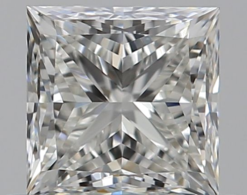 0.51 carat H-VVS1 Natūralus Princess Deimantas (1)