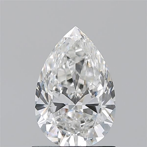 1.01 carat F-VS1 Natūralus Pear Deimantas (1)