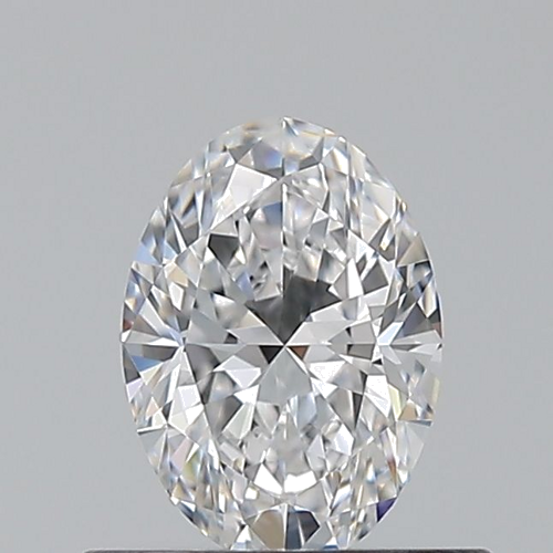 0.51 carat D-VVS2 Natūralus Oval Deimantas (1)