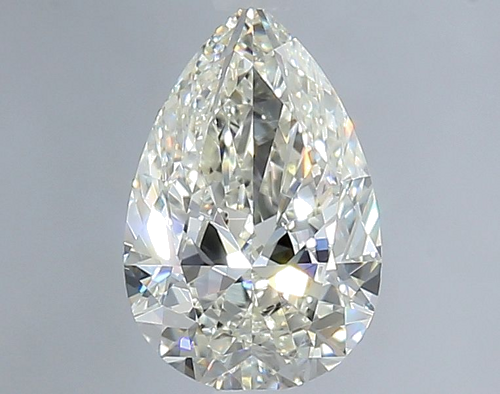 1.0 carat J-VVS2 Natūralus Pear Deimantas (1)