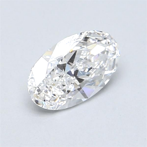 0.66 carat D-SI1 Natūralus Oval Deimantas (1)