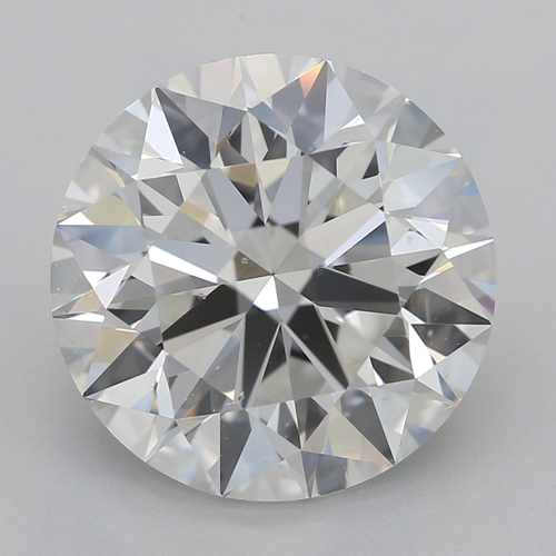 4.01 carat I-SI1 Excellent cut Natūralus Round Deimantas (1)