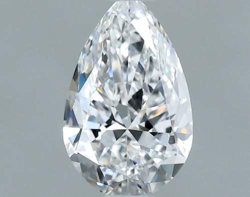0.5 carat D-VVS1 Natūralus Pear Deimantas (1)