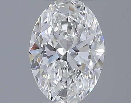 0.42 carat F-VVS2 Natūralus Oval Deimantas (1)
