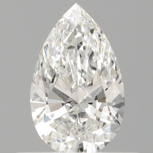 0.5 carat F-VS2 Natūralus Pear Deimantas (1)
