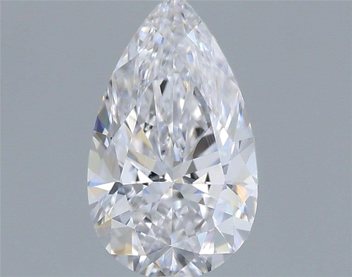 0.53 carat D-VS1 Natūralus Pear Deimantas (1)