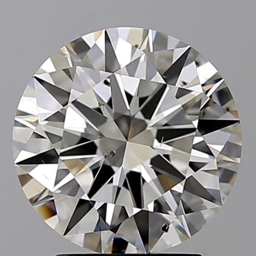 3.02 carat J-SI2 Excellent cut Natūralus Round Deimantas (1)