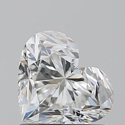 1.01 carat H-VS1 Natūralus Heart Deimantas (1)