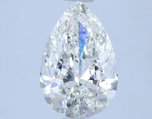 0.9 carat I-SI1 Natūralus Pear Deimantas (1)