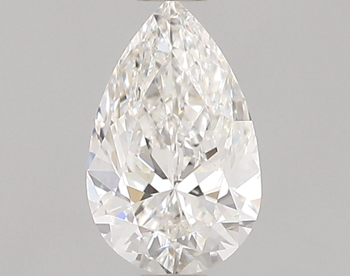 0.6 carat F-VS2 Natūralus Pear Deimantas (1)