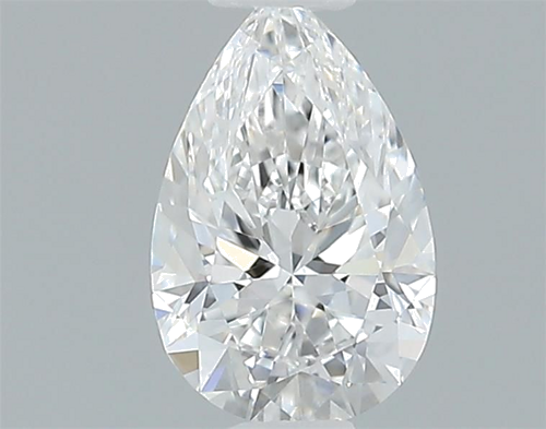0.3 carat D-VS1 Natūralus Pear Deimantas (1)