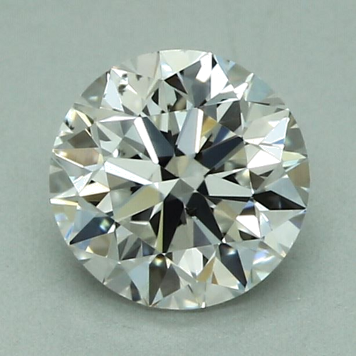 0.5 carat F-SI1 Very Good cut Natūralus Round Deimantas (1)