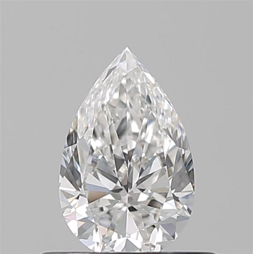 0.5 carat F-VVS1 Natūralus Pear Deimantas (1)