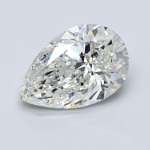 2.51 carat I-VS2 Natūralus Pear Deimantas (1)