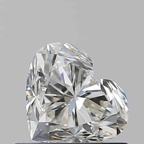 0.71 carat J-VVS1 Natūralus Heart Deimantas (1)