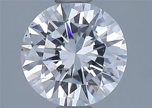 0.65 carat D-SI1 Very Good cut Natūralus Round Deimantas (1)
