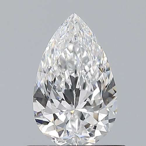 0.7 carat D-VS2 Natūralus Pear Deimantas (1)