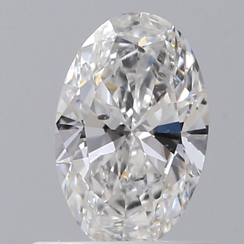 0.5 carat D-SI2 Natūralus Oval Deimantas (1)