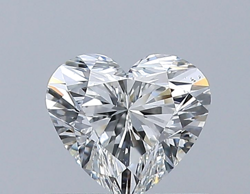 0.51 carat H-SI1 Natūralus Heart Deimantas (1)