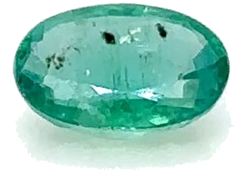 0.45 carat GREEN Oval Smaragdas (1)