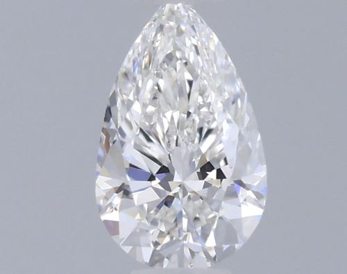 0.4 carat F-VS2 Natūralus Pear Deimantas (1)