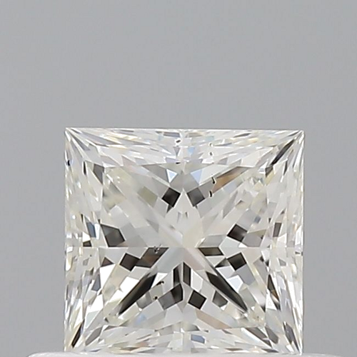 0.5 carat I-SI1 Natūralus Princess Deimantas (1)
