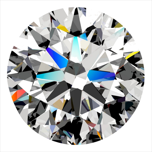 0.3 carat D-VVS1 Excellent cut Natūralus Round Deimantas (1)