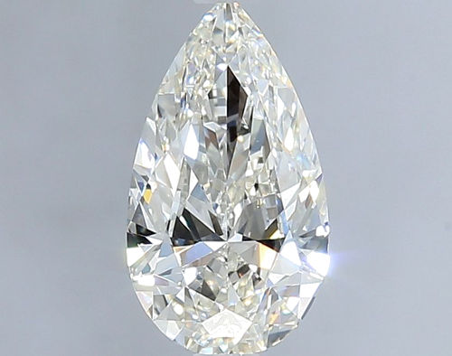 0.9 carat H-SI1 Natūralus Pear Deimantas (1)