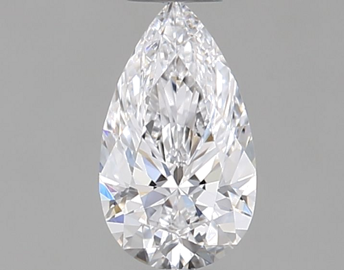 0.32 carat D-VVS1 Natūralus Pear Deimantas (1)