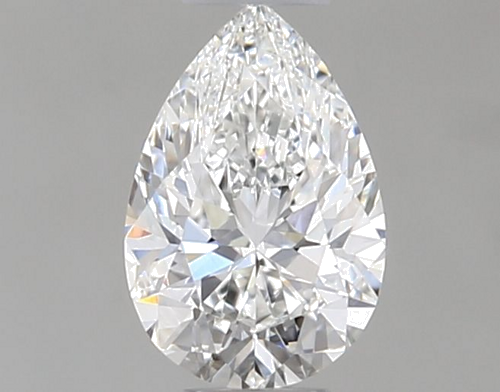 0.3 carat F-VS1 Natūralus Pear Deimantas (1)