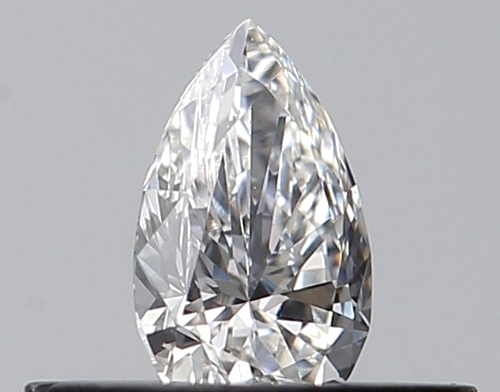 0.24 carat F-VVS2 Natūralus Pear Deimantas (1)