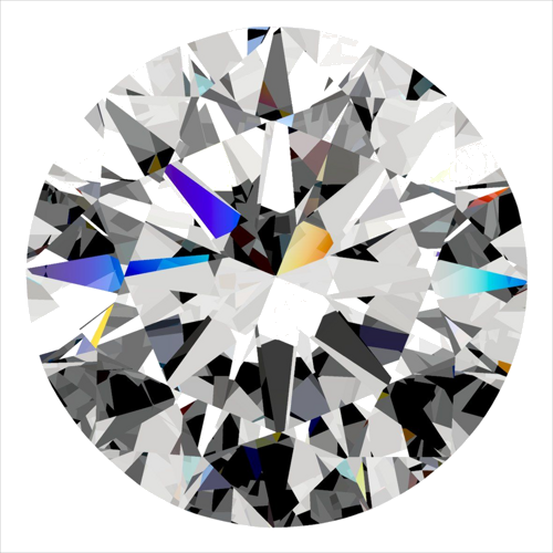 0.3 carat H-VVS1 Very Good cut Natūralus Round Deimantas (1)
