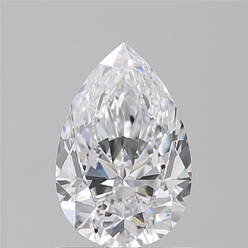 1.19 carat D-VVS1 Natūralus Pear Deimantas (1)