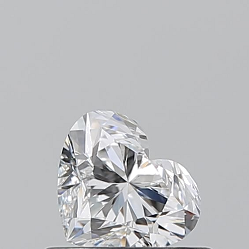 0.51 carat E-VVS2 Natūralus Heart Deimantas (1)