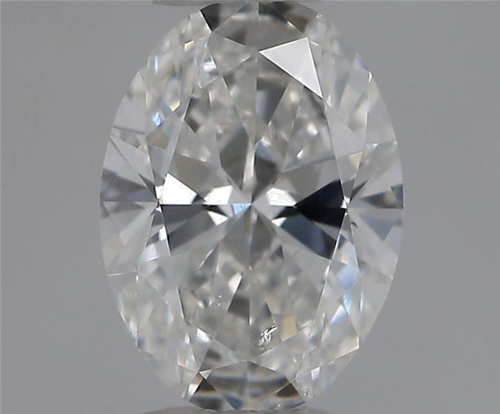 0.5 carat F-SI2 Natūralus Oval Deimantas (1)