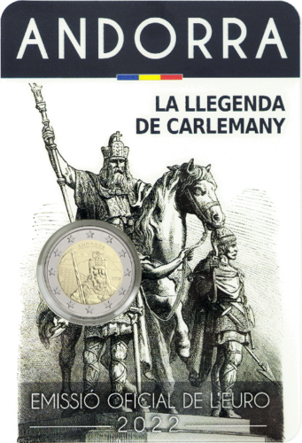 2022 Andorra The Legend of Charlemagne 2 euro BU coin (2)