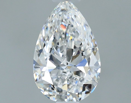 0.51 carat D-VVS2 Natūralus Pear Deimantas (1)