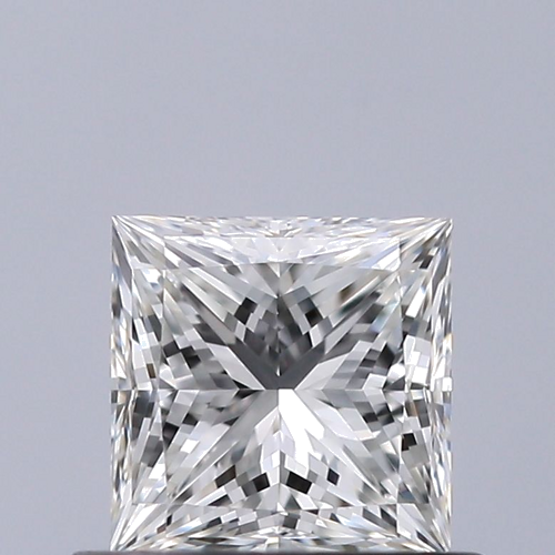 0.65 carat G-VVS2 Natūralus Princess Deimantas (1)