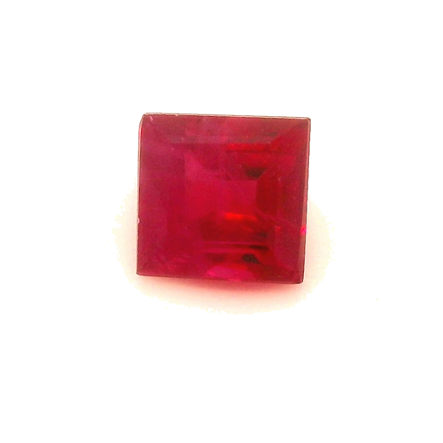 0.47 carat RED Square Rubinas (1)