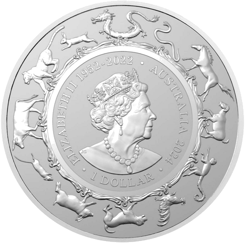 1 oz Dragon 2024 Australian silver coin (2)
