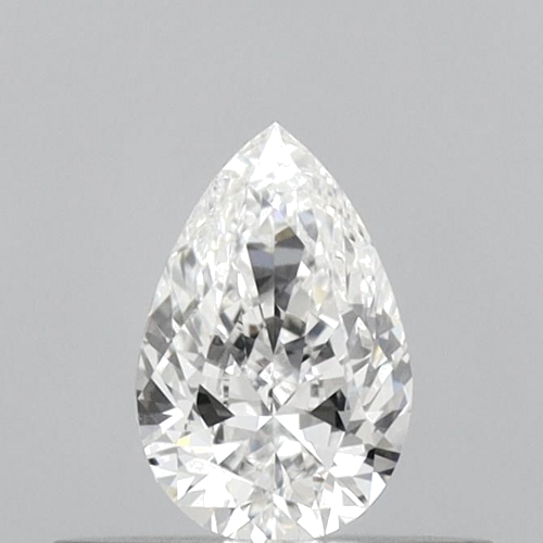 0.3 carat E-VVS2 Natūralus Pear Deimantas (1)