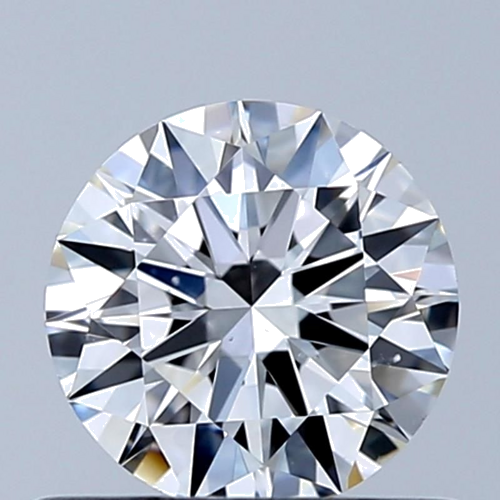 0.53 carat F-SI1 Excellent cut Natūralus Round Deimantas (1)