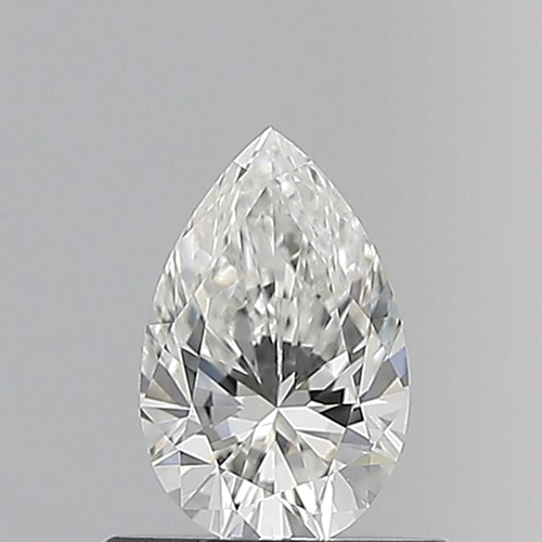 0.52 carat F-VVS1 Natūralus Pear Deimantas (1)