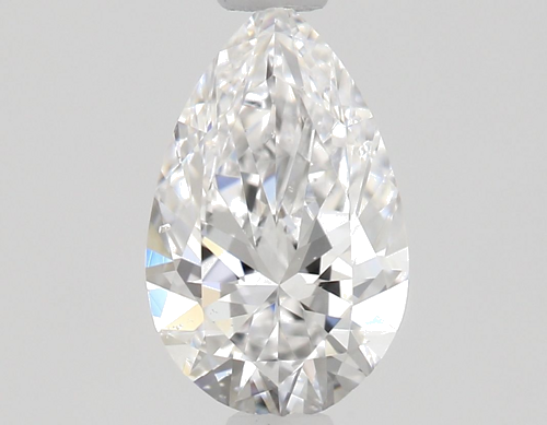 0.5 carat D-SI1 Natūralus Pear Deimantas (1)